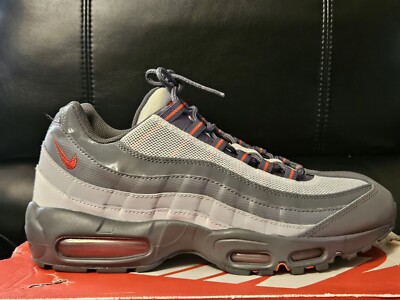 Nike Air Max 95 SI UK 10 EUR 45 dunkelgrau kühlrot Wolfgrau 329393 065