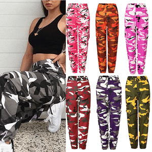pink camo combat trousers