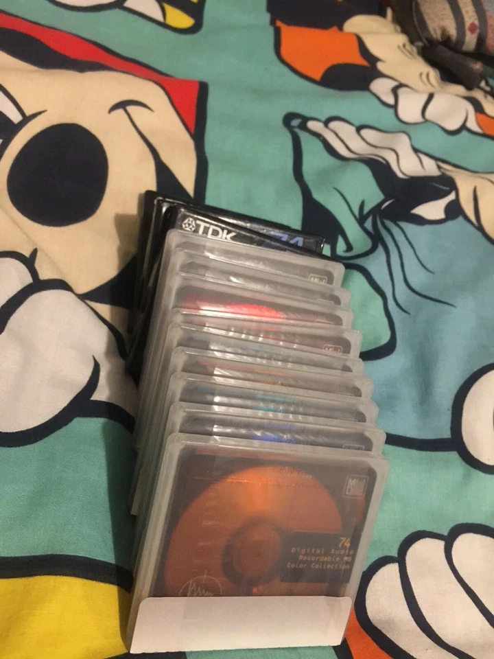 6assorted Mini Disc disks shells for Sony MD Mini disc disk Disks Brand New Seal - Image 4 of 4