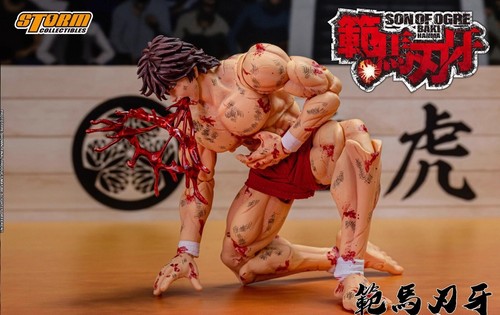 Storm Toys 1/12 STAPF01 Hanma Baki War damage Ver. Action Figure Hong Kong New - Picture 8 of 9