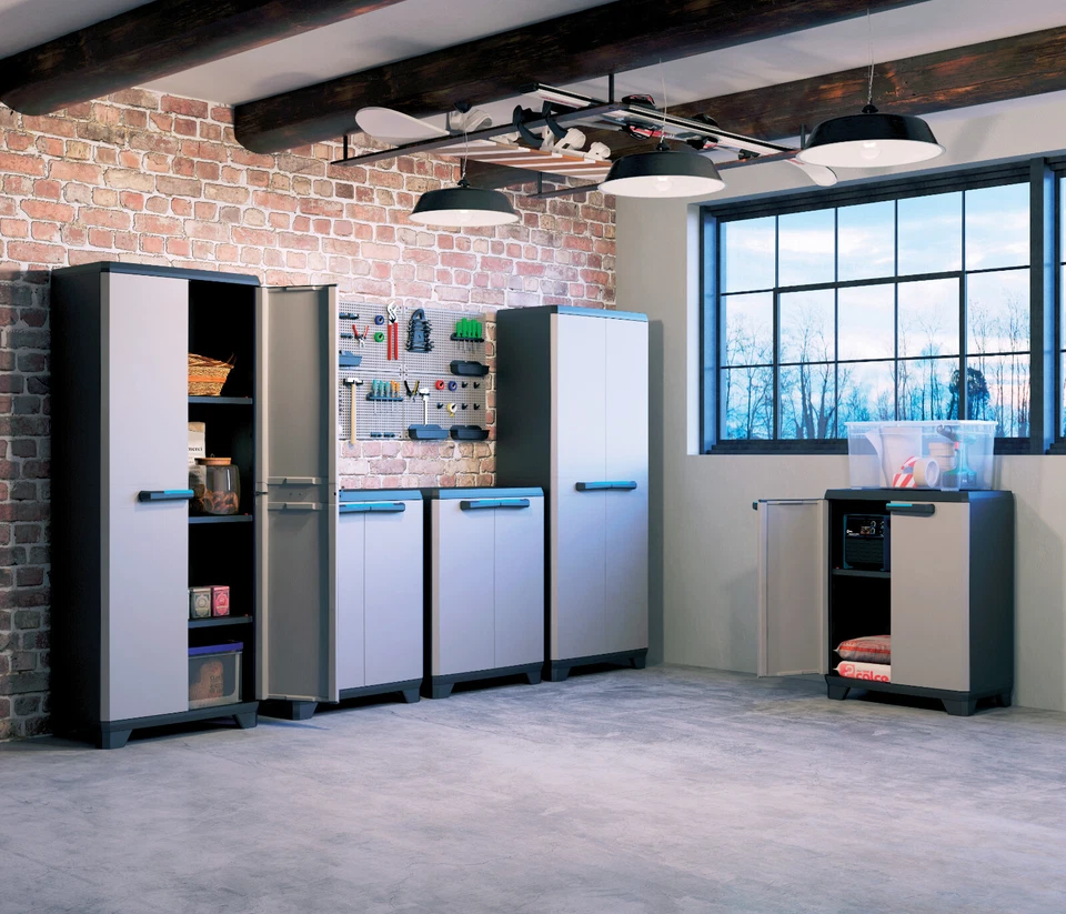 Beistellschrank Kunststoffschrank Geräteschrank Linear hoch Haushalt Ondis24 - Bild 4 von 4