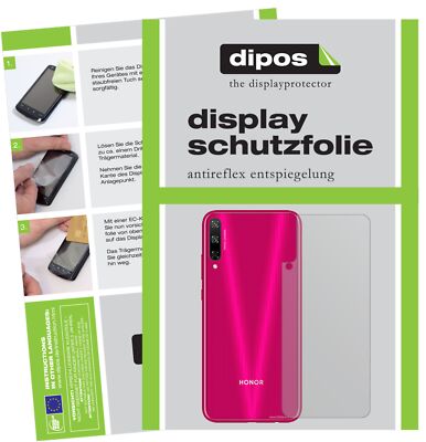 6x Schutzfolie für Huawei Enjoy 10 Rückseite matt Displayschutzfolie Display