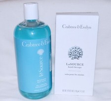 Crabtree Evelyn New La Source Lot 16.9 oz Shower Gel 3.5 oz Hand Therapy Cream