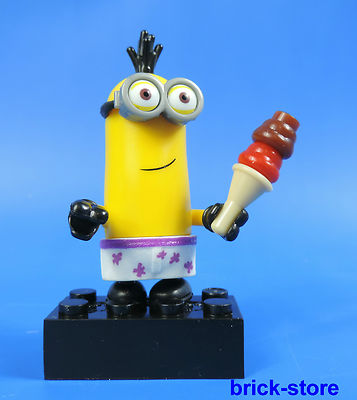 MEGA BLOCKS MINIONS SERIE 1 / FIGUR (Nr.1) Tim Minion mit Eis