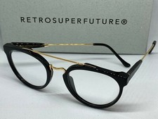 RetroSuperFuture Giaguaro Optical Black Glasses CGP size 49mm NIB