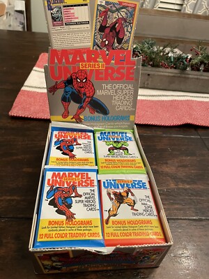 (1) Sealed Pack 1991 Marvel Universe Series 2 With Epic Hologram Chase Cards!!!!