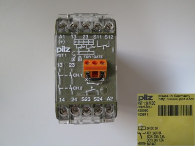 Pilz PST 1 24V DC Safety Relay 9-4 #2093