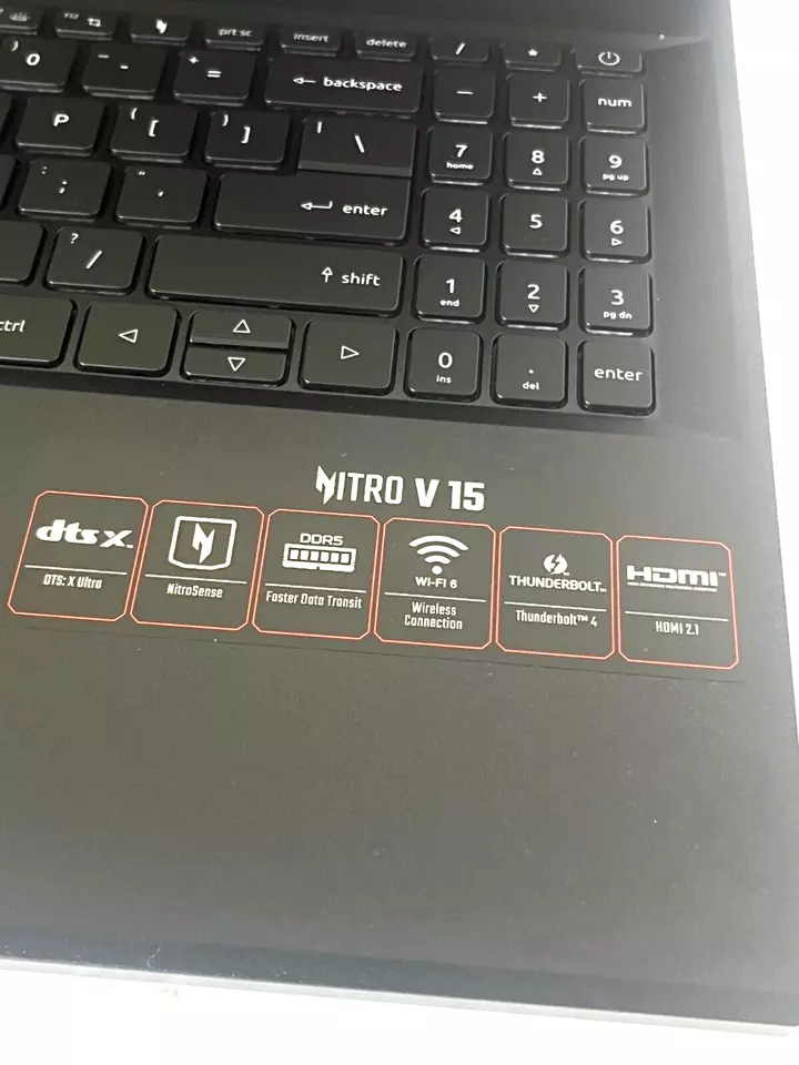 Acer Nitro 5  ANV15-51 Intel i7-13620h 16Gb RAM 512GB SSD 4Gb RTX2050 15.6" FHD - Image 3 of 4