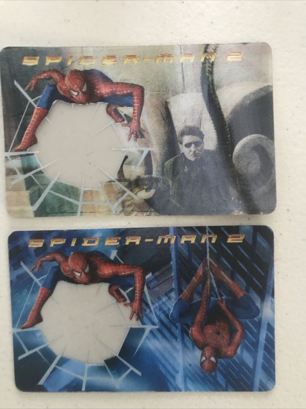 2004 Spider-Man 2 Lunchables Hologram Decoder Card Set Of 2 #5, #6 | eBay