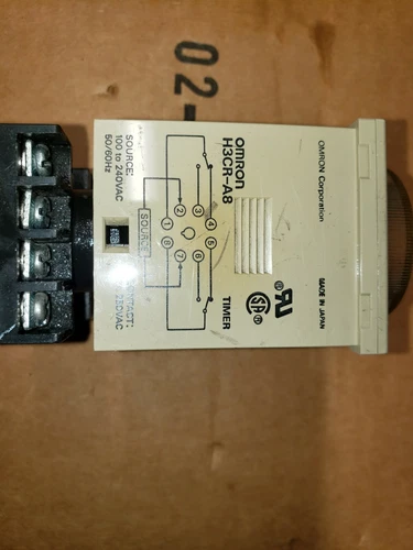 OMRON Timer H3CR-A8 120 TO 240VAC SOURCE TIMER