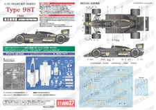 Studio27 1/20 Type 98T 1986 Conversion set for Tamiya kits