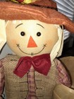 Scarecrow Figure w/ Basket Home Decor Shelf Sitter ~ Burton & Burton * Brand New — photo 4
