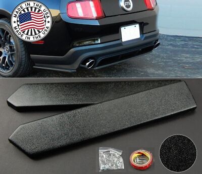 ABS 15'' Rear Bumper Lip Apron Splitter Diffuser Valence Skirt For VW Porsche