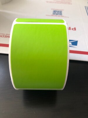 2  Wide X 3  Surgical Green 500 TTR Labels Zebra GX430t TLP2824 Plus printers 