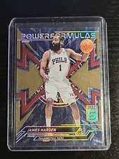 2022-23 Panini Donruss Elite James Harden Power Formulas Gold 10/10 SP RARE 