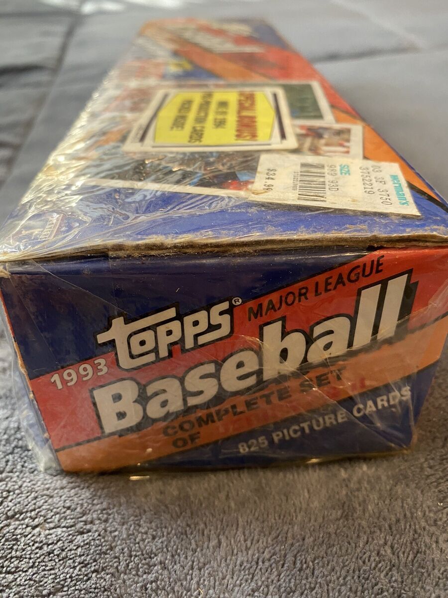 Topps 1993 Complete Set of Series 1 & 2 Baseball Cards Topps 1993 Complete Set of Series 1 & 2 Baseball Cards