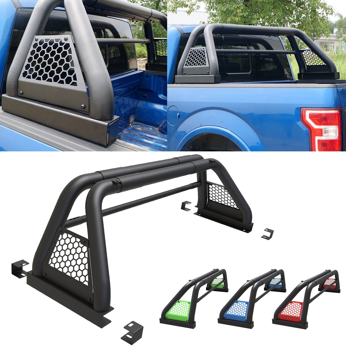 For 2004-2012/2015-2025 Chevy Colorado Truck Bed Sport Roll Bar