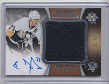 2015-16 Upper Deck Ultimate Collection Autographed Jumbo Materials Evgeni Malkin
