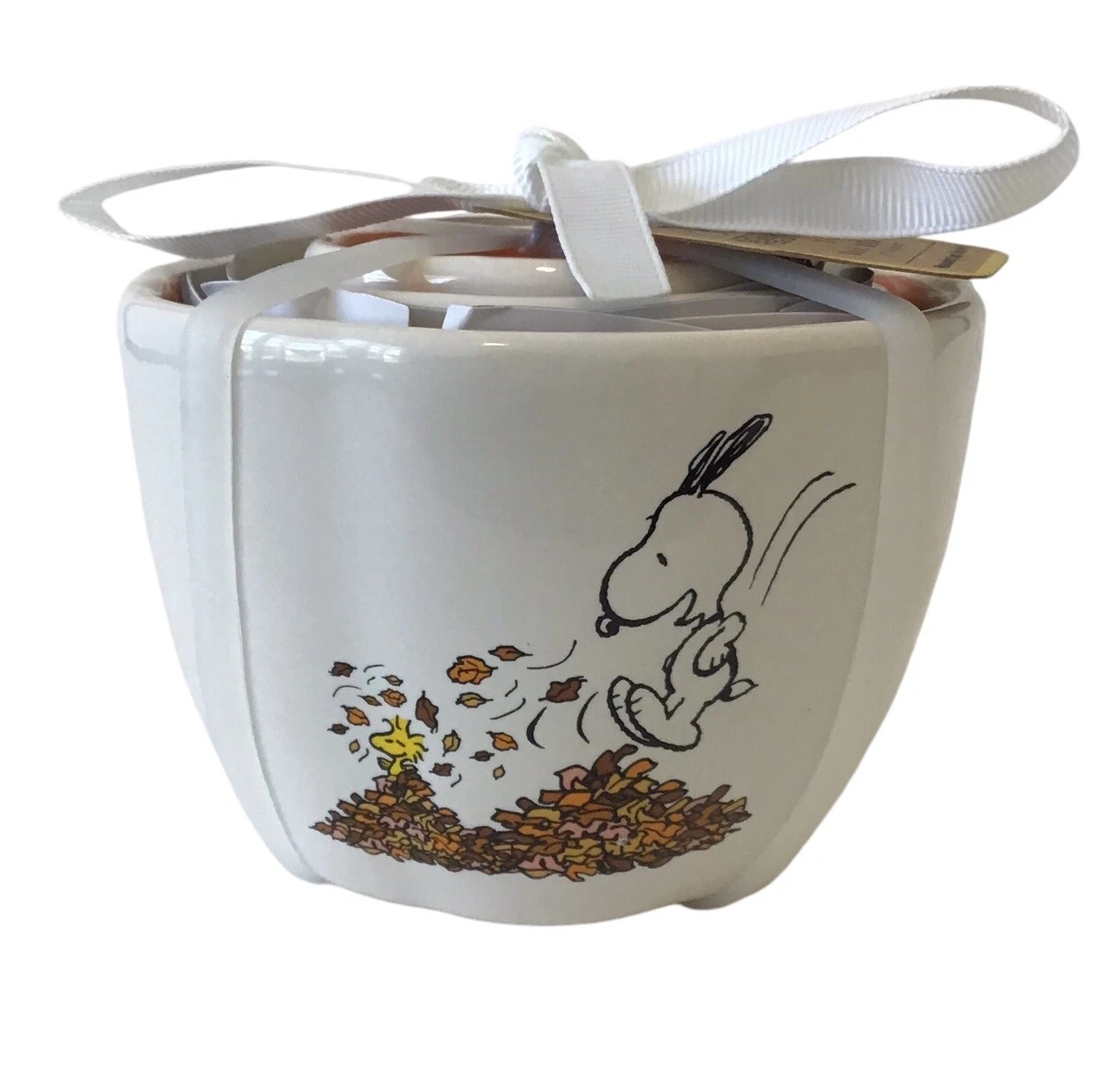 Rae Dunn Peanuts Snoopy Fall Measuring Cups Set