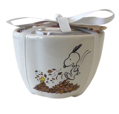 Rae Dunn Peanuts Snoopy Fall Measuring Cups Set