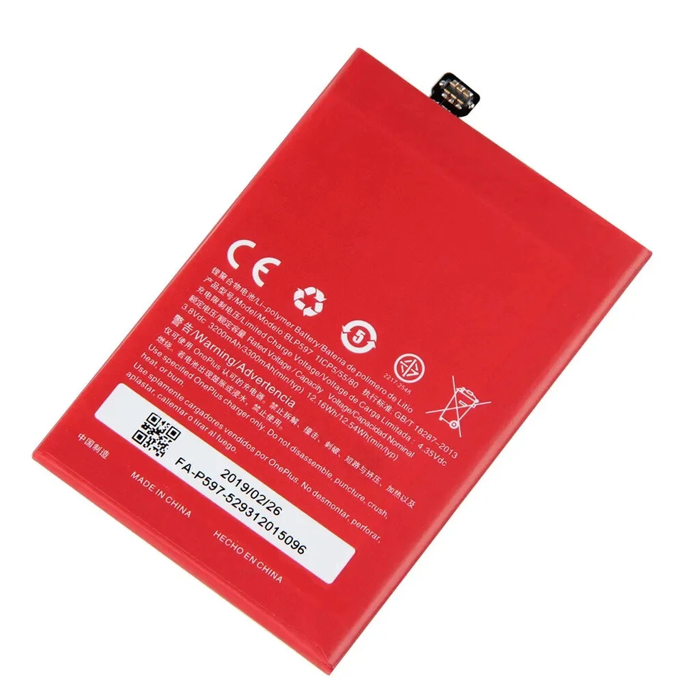 Nueva batería de repuesto para teléfono BLP597 para OnePlus 2 1+2 3200 mAh con herramientas gratuitas Foto 4 de 4