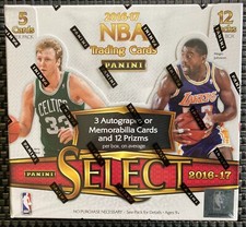 2016-17 Panini Select Basketball Hobby Box - USPS Priority Shipping