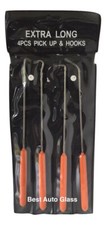 Extra Long Hooks ( 4 Piece Tool ) Reach Hook & Pick Set Auto Glass Tool