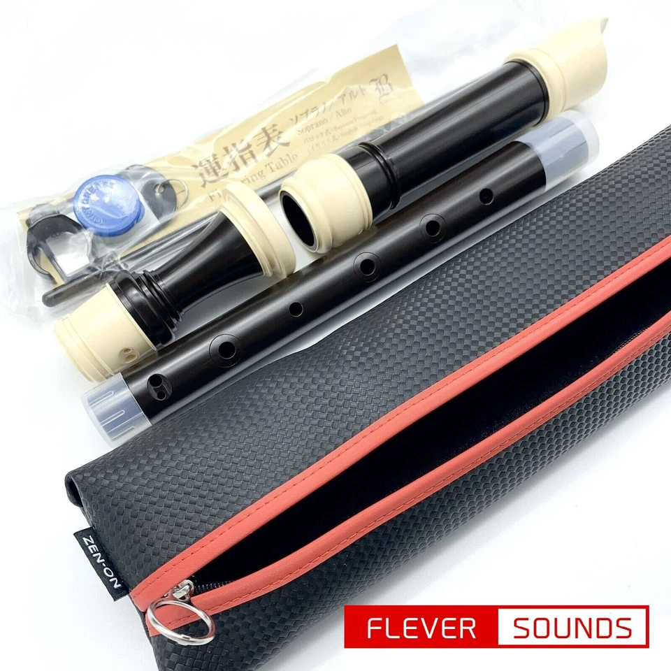 Zen-On Giglio G-1A Bressan Baroque Type Alto Recorder ABS Resin 440Hz Pitch - Image 3 of 4