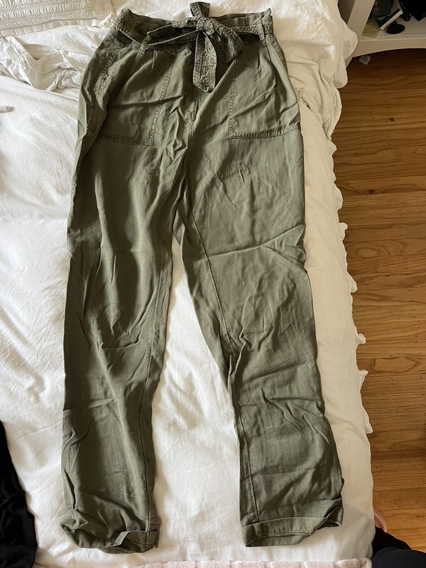 Treasure and bond army green pants 4