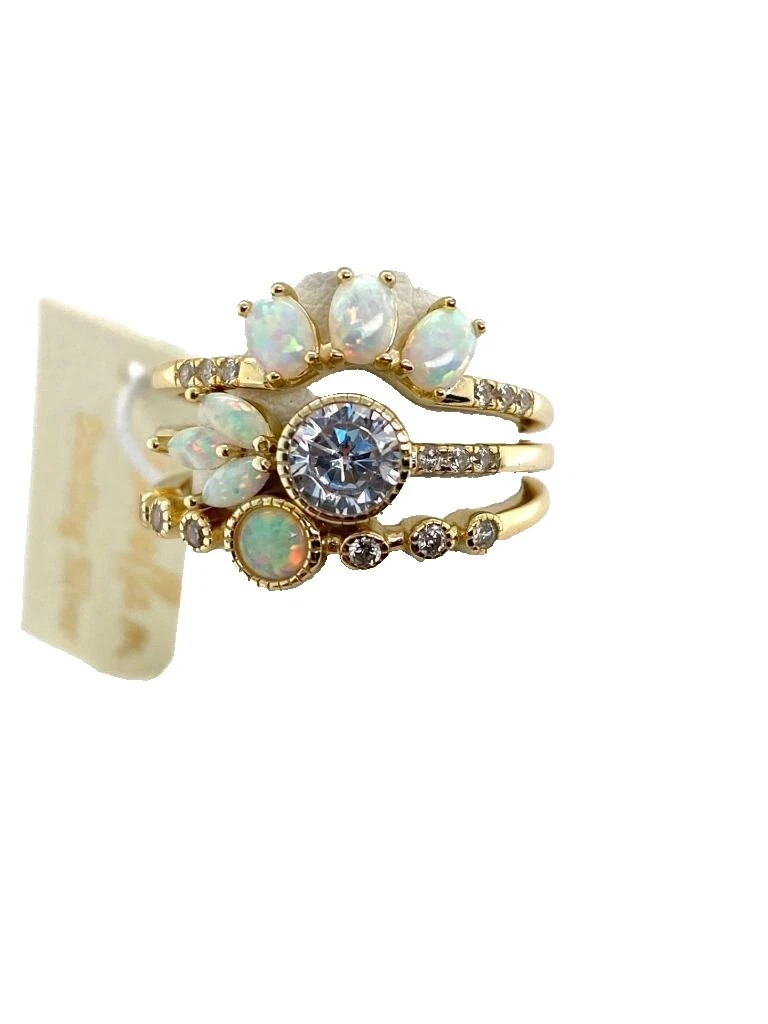 7 Ring Opal Fashion Rings