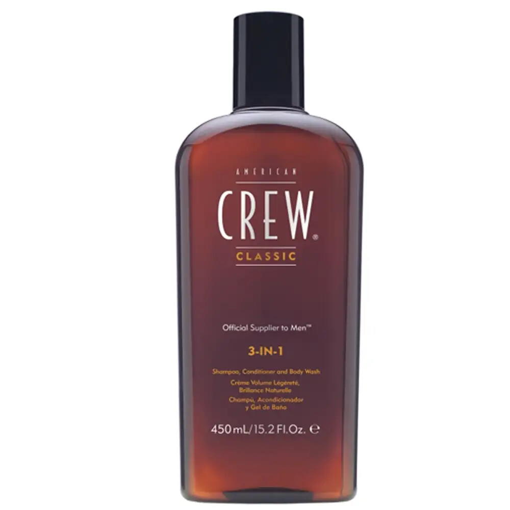 AMERICAN CREW 3 In 1 Shampoo - Conditioner - Body Wash 450ml