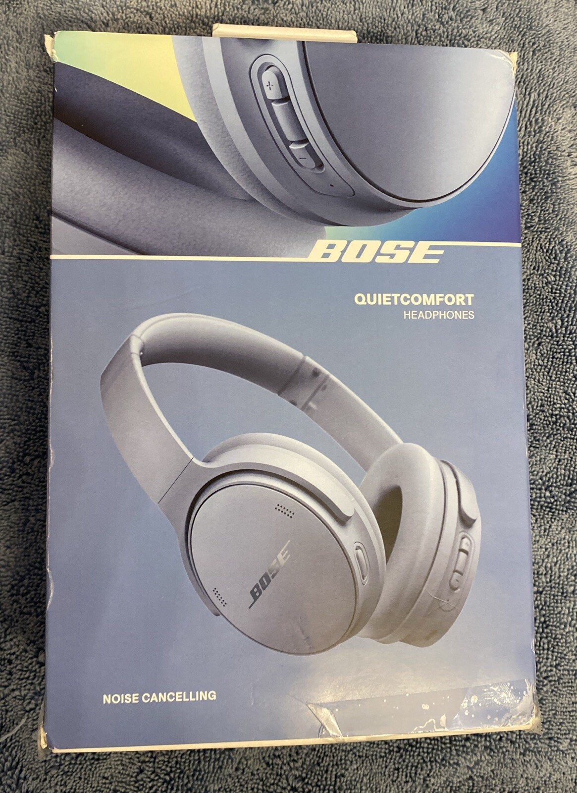 Bose QuietComfort Wireless Noise Cancelling Over-Ear Headphones, Blue Dusk, NEW!-image