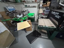 Screen Printing Pro Starter Set Riley Hopkins Manual Press & Vastex Dryer UV