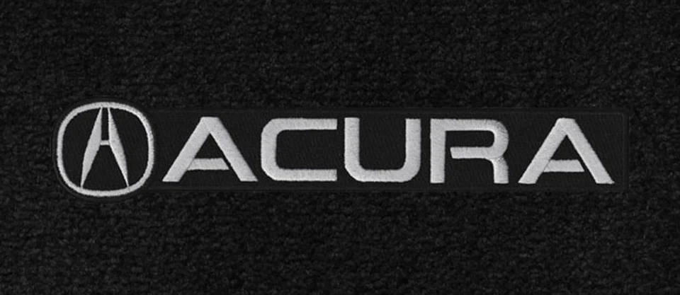 ¡NUEVO! Juego de 2 alfombrillas delanteras 1986-2014 negras con logotipo ACURA en plata Foto 2 de 4