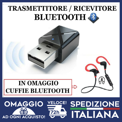 Trasmettitore Bluetooth e Ricevitore per Smart TV HIFI CUFFIA BLUETOOTH  OMAGGIO6 | eBay