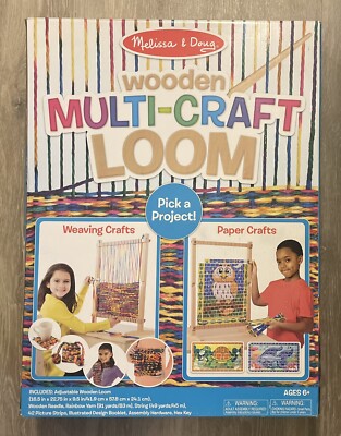 Melissa & Doug Multi-Craft Weaving Loom #9381 Childs Gift NEW