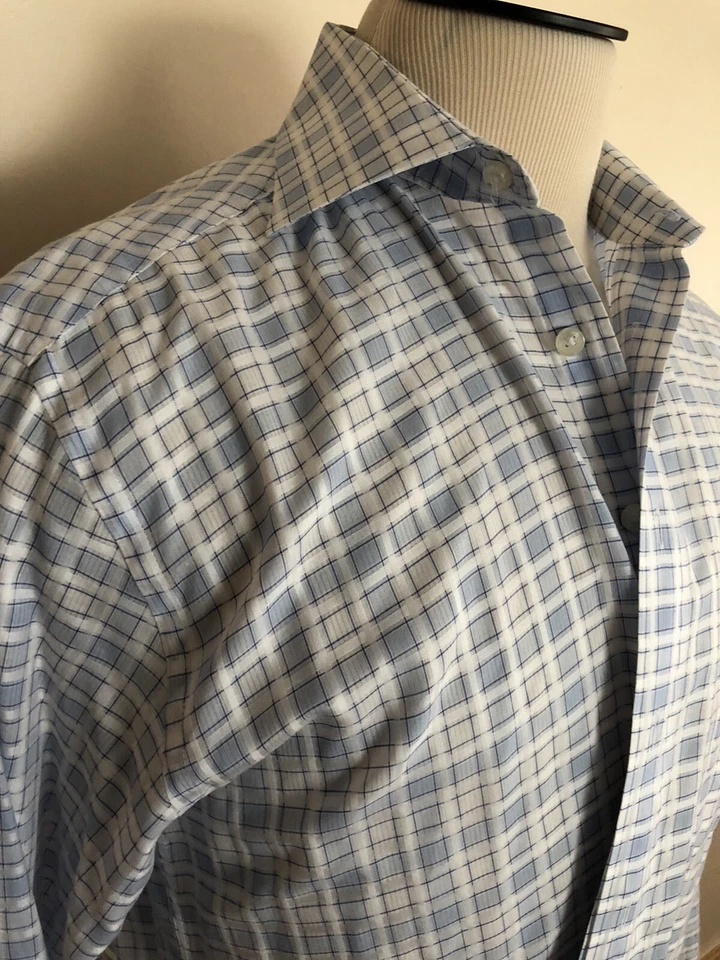 CAMISA DE VESTIR HAUPT 100% ALGODÓN HOMBRE TALLA M-39 - 15 1/2 Foto 3 de 4