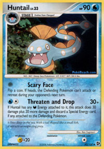 Huntail - 42/106 - Uncommon x1 - NM-Mint - DP Great Encounters