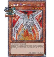 Yugioh! 1x Cyber Phoenix RA04-EN129 Platinum Secret Rare 1st Ed NM