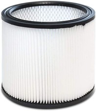 Shop-Vac Large Cartridge Filter 90304 Type U, Vacuum Cleaner Attachment, Gara...