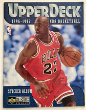 Album Upper Deck 1996-1997 "NBA Basketball", 5 errori, più poster