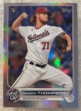 2022 Topps Series 1 #38 Mason Thompson RAINBOW FOIL ROOKIE RC