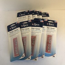 10 Temp Qwik Thermometer 70032 Apex Brand ReUsable Unbreakable Quick Easy