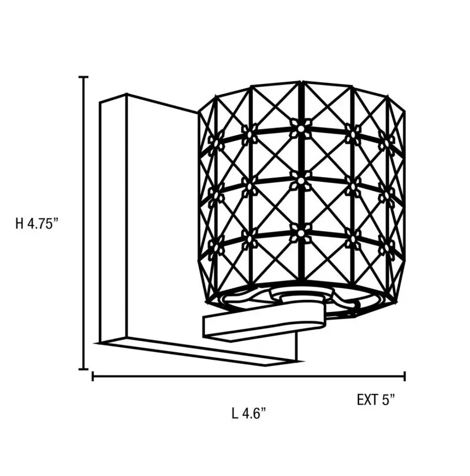 Iluminación de acceso 23920LEDDLP-CH/CCL Prizm luz de tocador de baño cromada Foto 2 de 2