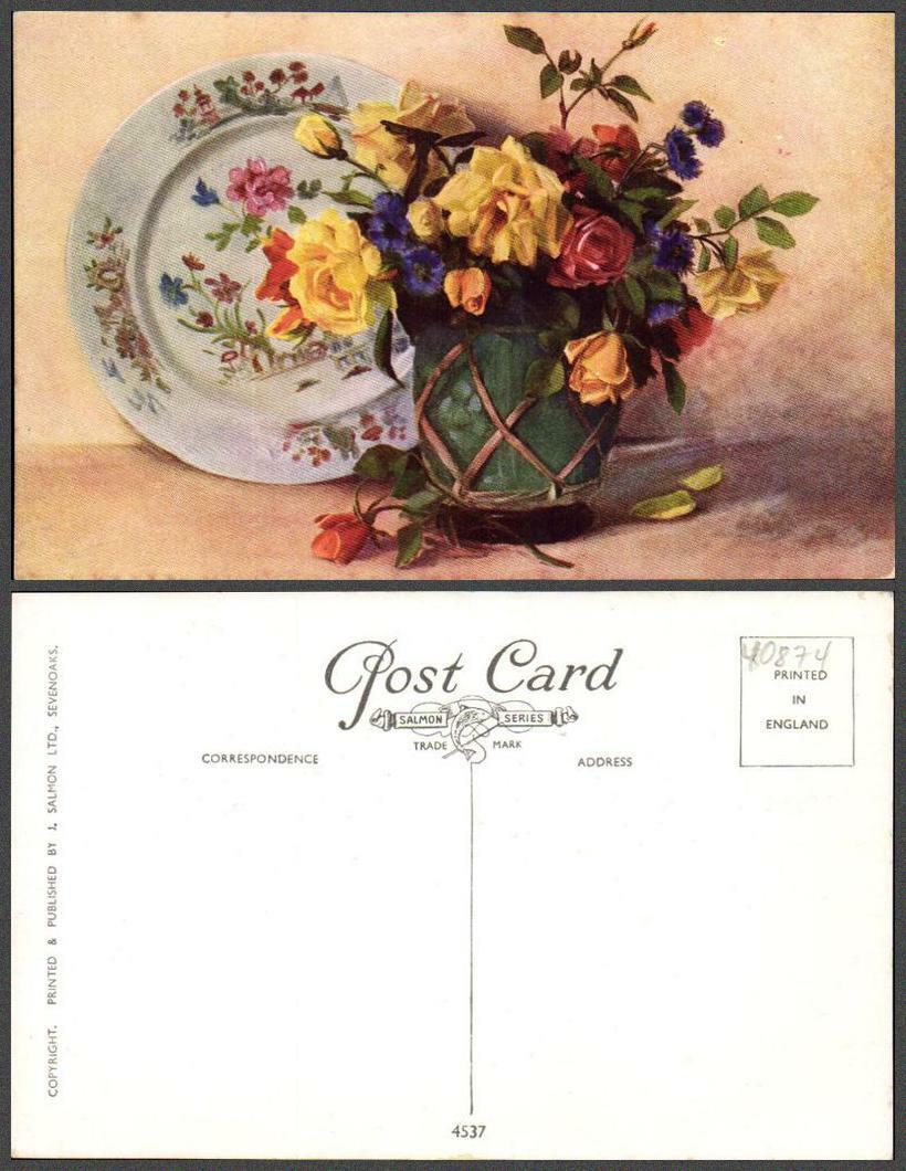 VINTAGE POSTCARD TOPIC: Flowers | eBay