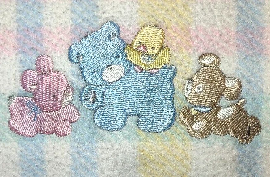 Винтажное флисовое одеяло унисекс медведь кролик собака Koala Baby Geoffrey 1996 Babies R Us - Изображение 2 из 3