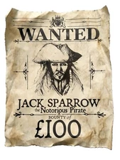Jack Sparrow Wanted Poster
