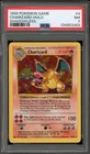 Pokemon Charizard Base Set Shadowless Holo Rare #4 PSA 7
