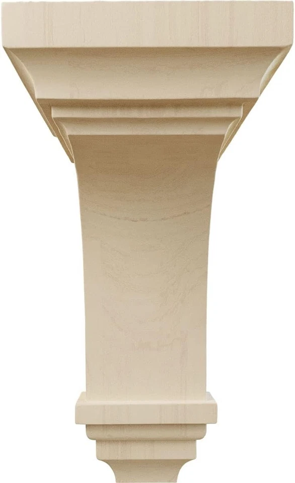 Versátiles ménsulas de madera de goma - 5" W x 5,75" D x 10" H, ideales para mejoras en el hogar Foto 4 de 4