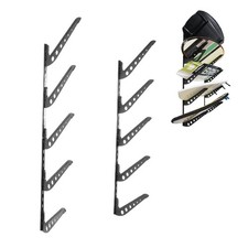 5 Board Surf Rack Wall Mount for Surfboard, Wakeboard, Snowboard Storage Adju...